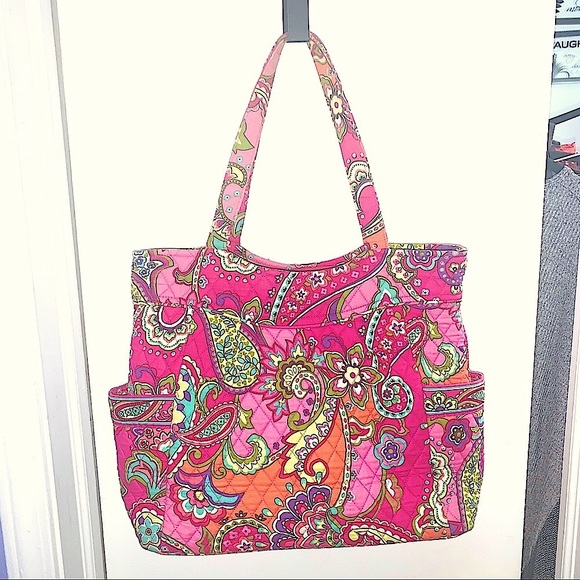 Vera Bradley Handbags - VERA BRADLEY PUNK SWIRLS LARGE TOTE